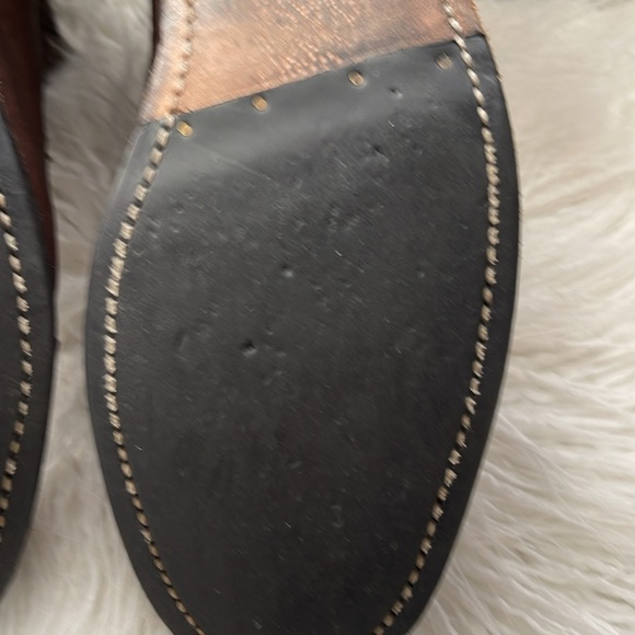 John Varvatos leather lace up boots 9 (run full size larger- 10) Worn 2 times - Picture 6 of 16